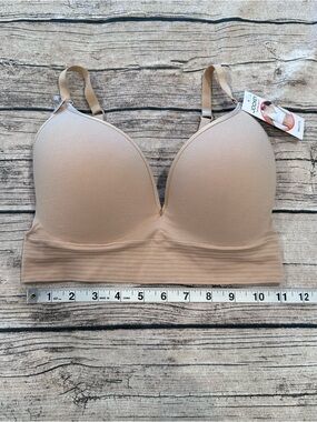 NWT Jockey Seamless Bralette with Molded Cups light beige, T-Shirt Bra Size LG